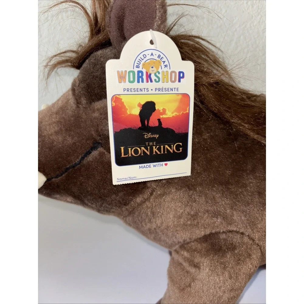 Build-A-Bear Pumbaa Plush‎ Disney Lion King Toy BAB Soft Toy Warthog 17